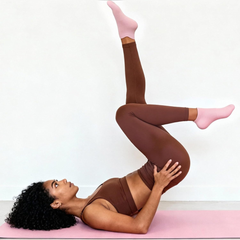 calcetines de pilates para mujer, calcetines de yoga con agarre, con antideslizantes para barras, ballet, baile y más.