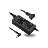 Cargador adaptador de CA de 45 W 19.5 V 2.31 A para HP Laptop Chromebook Elitebook 840 HP Pavilion Spectre Envy X360 HP Stream Probook Zbook Chrome Book Blue Tip Computadora Notebook Cable de alimentación Enchufe de repuesto