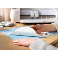 Tapete de corte marca Cricut Original - LightGrip - Tapete celeste