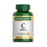 Nature's Bounty Vitamina C, 0.035 oz, Bote de 100 cápsulas. Suplemento de Vitamina C.