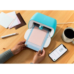 Set de tapetes de alfombrilla cricut para tarjetas CRICUT JOY. Color Celeste. Light Grip.