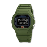 Reloj Digital para Hombre. Marca Activa by Invicta Essentials. Color Verde Olivo y Negro. Digital Essentials.