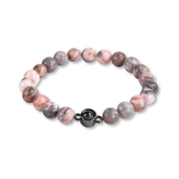 Pulsera de piedra lunar con mensaje sorpresa "I Love You" en 100 idiomas, regalo para mamá. Brazalete para mamás.