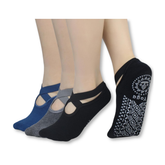 Calcetines antideslizantes de yoga y pilates para mujer, calcetines antideslizantes para pilates, barras, yoga, fitness y más.