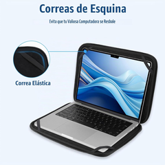 MOSISO Funda para laptop de 13 a 13.3 pulgadas, funda para laptop compatible con MacBook Air 13 13.6 M3 M2 M1/Pro 13/Pro 14, HP Dell ASUS Lenovo, bolsa de transporte de líneas artísticas verticales.