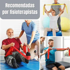 Banda de Resistencia Elástica. Elastic Stretch Band. Marca Fit Circuit. Banda de resistencia para ejercitarse. Banda para pilates y fitness.