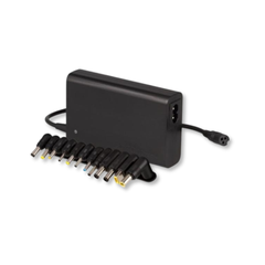 Cargador ARGOM Universal ARG-AC-0097. Fuente Universal. Cargador para Laptop Universal SLIM Multipunta de 90W con USB.