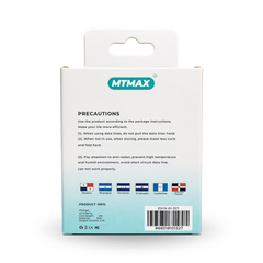 MTMAX cable USB a lightning, Negro, Blanco