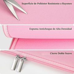 Funda protectora para laptop de 13 pulgadas, funda suave compatible con MacBook Air/Pro de 13 pulgadas, modelo M4 A3240 M3 A3113 M2 A2681 (2020-2025), color rosa.