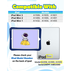 Funda para iPad Mini 1/2/3 de 7,9 pulgadas, funda de astronauta