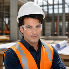 Lentes Gafas de Potección Transparentes AN American. Lentes de Seguridad.