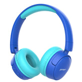 Gorsun - Audifonos Bluetooth para niños, con micrófono, regulador de volumen de 85 dB, estéreo, auriculares para niños, jóvenes