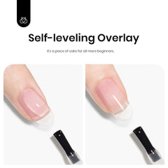 Set marca Beetles 2 piezas - Gel constructor 2 en 1 y Top, UV LED. BASE – TOP COAT para esmalte en gel. Presentación: bote de 15 ml. (0.5 fl oz) cada uno.