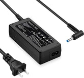 Cargador adaptador de CA de 45 W 19.5 V 2.31 A para HP Laptop Chromebook Elitebook 840 HP Pavilion Spectre Envy X360 HP Stream Probook Zbook Chrome Book Blue Tip Computadora Notebook Cable de alimentación Enchufe de repuesto