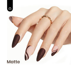 Esmalte en Gel marca Beetles, 1 pieza de 15ml 0.5Oz Soak Off - Glitter Brown Gel, Jazz Club Gel, UV LED.