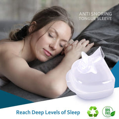 Dispositivo Anti-Ronquidos - Comoda y efectiva solucion a los Ronquidos - Hecho de Silicon no toxico para Hombre/Mujer