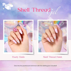 Esmaltes de uñas en gel marca Beetles, Colección Dreamland Unicorn, variedad de colores en tonos pastel: color rosa, morado, perla, azul pastel, brillante, verde camaleón, y más. Presentación bote de 5 ml. (0.17 onzas cada botella) UV LED.