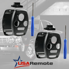 funda y almohadilla para control remoto de entrada sin llave para 2 llaves