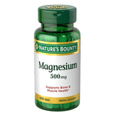 Nature's Bounty - Magnesio de alta potencia 500 mg, tabletas 100 EA