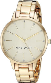 Reloj de pulsera con detalles de cristal para mujer - Nine West