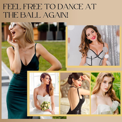 Sujetador adhesivo sin tirantes y sin espalda - Sujetador adhesivo invisible para mujeres con cubierta. Invisible Bra.