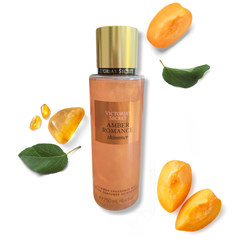 Victoria's Secret Fragancia Corporal en aerosol, aroma Amber Romance shimmer - 250 ml (8.4 fl oz). Fragancia en Splash.
