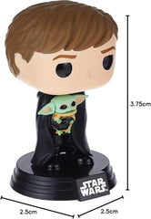 Funko Pop! Star Wars: Mandalorian - Luke Sykwalker y Grogu (Baby Yoda)