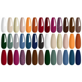 Beetles Esmaltes de uñas en gel marca Beetles, 20 colores diferentes, Colección Glowing Attraction, tonos Naranja, Burgundy, Rojo y muchos más. Presentación bote de 5 ml. (0.17 onzas cada botella) Soak Off - UV LED.