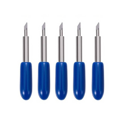 Set de 5 cuchillas de corte de repuesto para Cricut Explore Air 2/Air 3/Maker/Maker 3/Expression, 5 cuchillas de corte profundo de 60°. Set de 5 cuchillas de repuesto para ploter de corte.