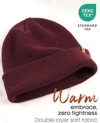 Gorro de punto para mujeres y hombres, marca FURTALK, sombrero unisex de invierno, gorro tejido con puños, gorro cálido.