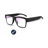 Gafas de grabación de video con cámara inteligente para hombres, lentes de cámara portátil, grabación de baja potencia de hasta 100 minutos, gafas deportivas al aire libre con cámara.