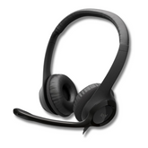 Audífonos / Auriculares Logitech USB H390 con Micrófono - Headphones Logitech H390. Auriculares ClearChat Comfort. Color Negro. Headsets unitalla.