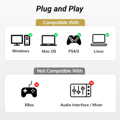 TONOR Micrófono USB TC30 Micrófono USB para PC, Micrófono de condensador cardioide para computadora con trípode, filtro pop, soporte de choque para juegos, transmisiones, podcasting.