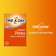 Multivitamínico completo para mujer, One-A-Day Women's Petites, frasco de 160 unidades.