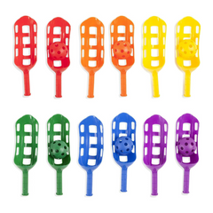 Scoop Ball Game, Juego de raquetas y pelota. Juego Clásico para niños, adolescentes y adultos. Juegos para campamento, playa y exteriors. Champion Sports.