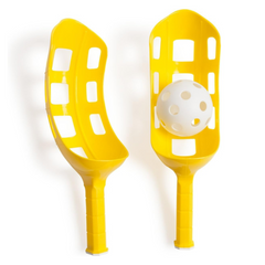 Scoop Ball Game, Juego de raquetas y pelota. Juego Clásico para niños, adolescentes y adultos. Juegos para campamento, playa y exteriors. Champion Sports.