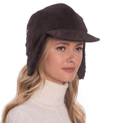 Sombrero Genuino de Diseñador Eric Javits NY - Anika - Color Brown - Café.