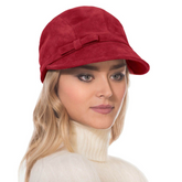 Sombrero Genuino de Diseñador Eric Javits NY - Cap Dhiver - Color Rojo.