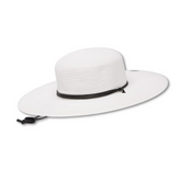 Sombrero plegable para Dama, marca Columbia. Sombrero modelo Global Adventure II para mujer. Talla S/M. Color Blanco.