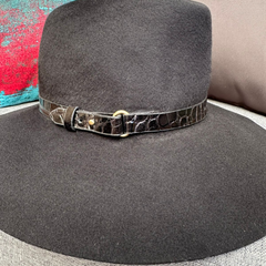 Sombrero Genuino de Diseñador Eric Javits NY - Fanny - Color Negro.