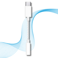 Apple Original Adaptador USB-C a conector de auriculares de 0.138 pulgadas/3.5 mm. USB-C to Headphone Jack Adapter. Compatible con dispositivos iOS 12.1.