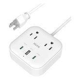 Regleta/Cargador con Protector de voltaje y Carga Rapida De 45W