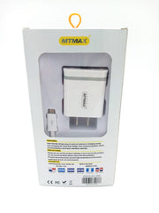 MTMAX - 2 en 1 Cargador y cable - Carga Rapida de 3 Amperios
