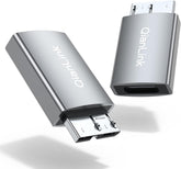 Adaptador USB C a Micro B USB 3.0 (paquete de 2) USB Tipo C Hembra a Micro B 3.0 Macho de Conversión de Carga Marca QianLink