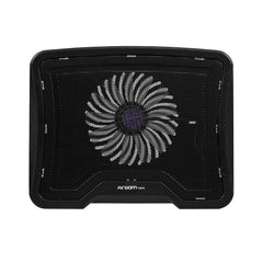 Base De Enfriamiento Con Ventilador - Luz Azul -Para Notebook - Marca Argom