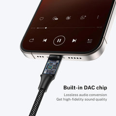 Adaptador Moswag USB C a 3.5mm. Adaptador USB tipo C a conector de auriculares de 0.138 pulgadas, adaptador de audio USB C a cable auxiliar.