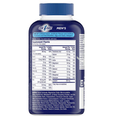 ONE A DAY Suplemento multivitamínico para hombre con vitamina A, vitamina C, vitamina D, vitamina E y zinc para apoyo a la salud inmunológica, B12, calcio y más, presentación bote de 200 unidades.