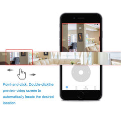 MATEYOU 1080P 2 Audio WiFi Monitor de bebé, Cámara de seguridad IP con visión nocturna y Alexa