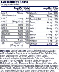 Multivitamínico ONE A DAY uno al dia completo para mujer