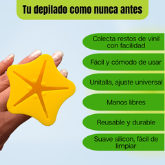 Anillo de silicon recolector de vinilo marca Shine Bright. Anillo para Crafters para recolectar restos de deshierbe o de depilado de vinil.